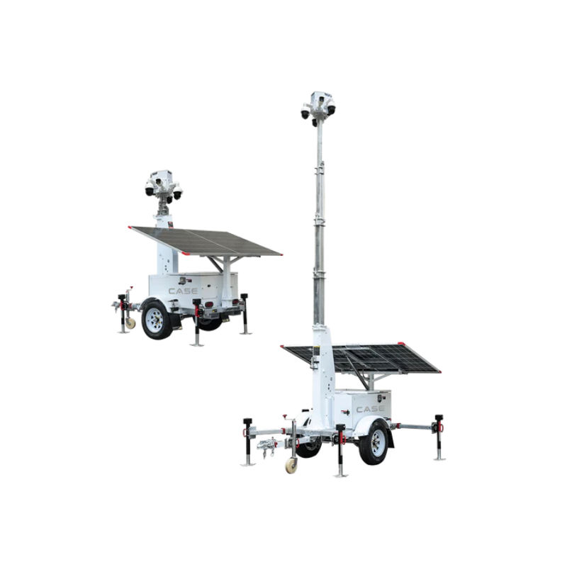 p999 CASE CSP-S6000H7GW Mobile Monitoring Trailer | 6000Wh Solar-Powered Security Surveillance Trailer - Image 1