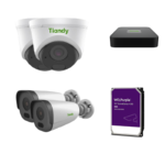 Tiandy 4x4MP Camera Kit - 5-Channel Cube PoE NVR Bundle